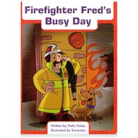 Firefighter Fred's Busy Day - Big Book **IMPERFECT**