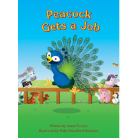 Peacock Gets a Job - Big Book  **IMPERFECT**