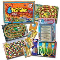 6 Maths Board Games - Basic Pack